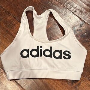 White adidas sports bra/ workout top